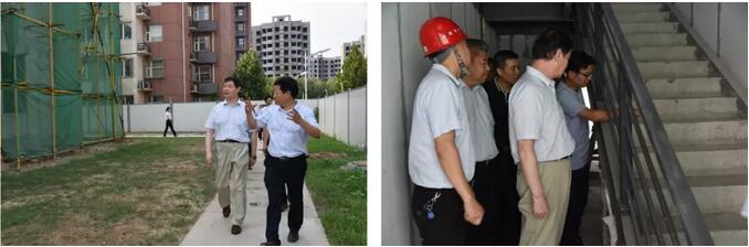 陳總工一行領(lǐng)導實地參觀天豐易建高層住宅樣板樓項目